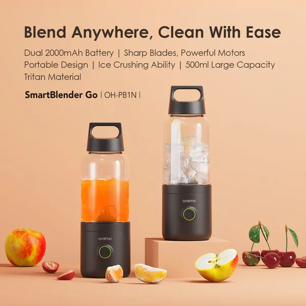 oraimo SmartBlender Go 500ML Portable Blender