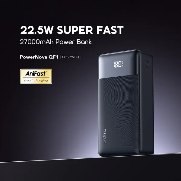 oraimo PowerNova QF1 27000mAh 22.5W Power Bank - Sikela Store